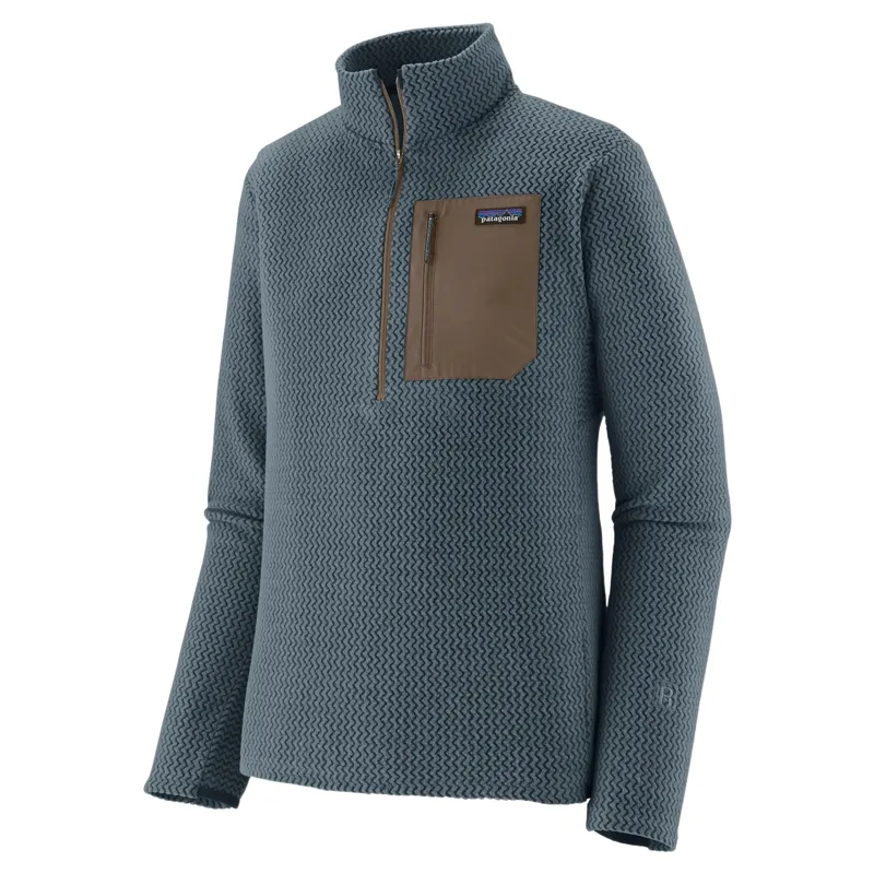 Patagonia R1 Air Men's Zip-Neck Fleece in Summit Blue
