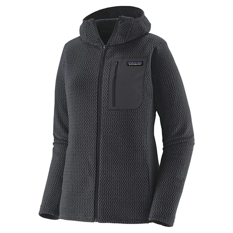Patagonia R1 Air Women's Full-Zip Fleece Hoody in Smolder Blue