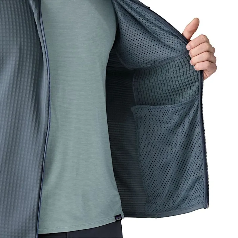 Patagonia R1 Men's Fleece Jacket in Black-Black-5