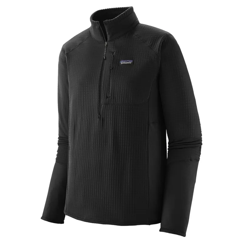 Patagonia R1 Men's Fleece Pullover in Black