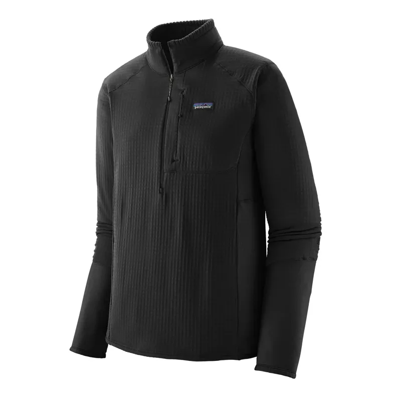 Patagonia R1 Men's Fleece Pullover in Black-Black