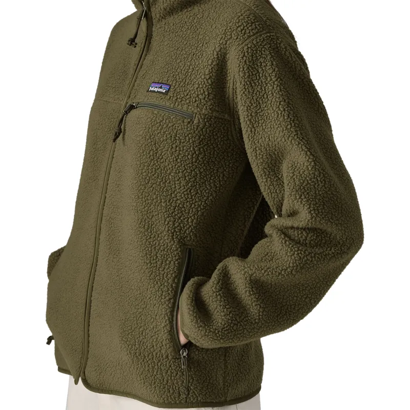 Patagonia Retro Pile Women's Fleece Jacket in Basin Green-4