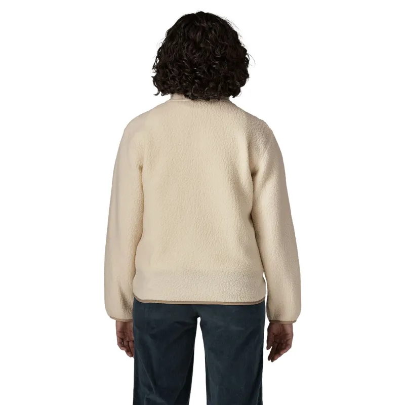 Patagonia Retro Pile Women's Fleece Jacket in Natural-2