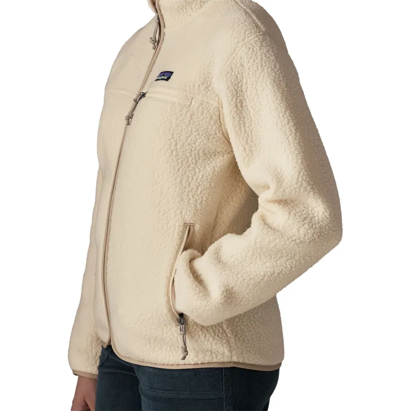 Patagonia Retro Pile Women's Fleece Jacket in Natural-3
