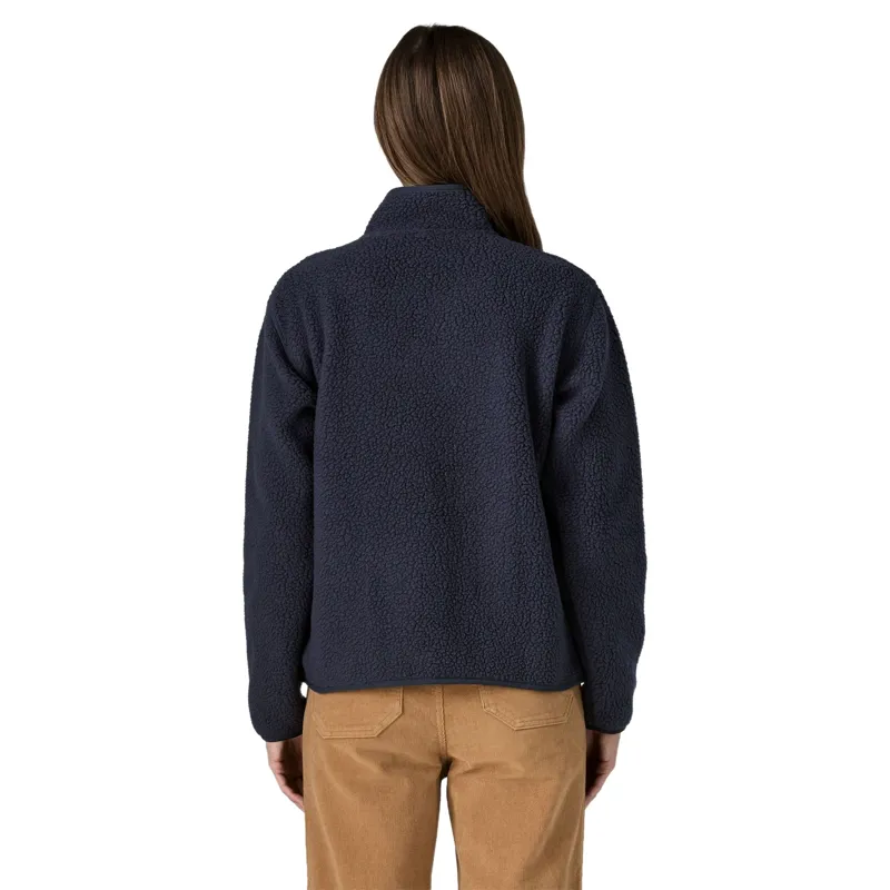 Patagonia Retro Pile Women's Fleece Jacket in Sunken Blue-2