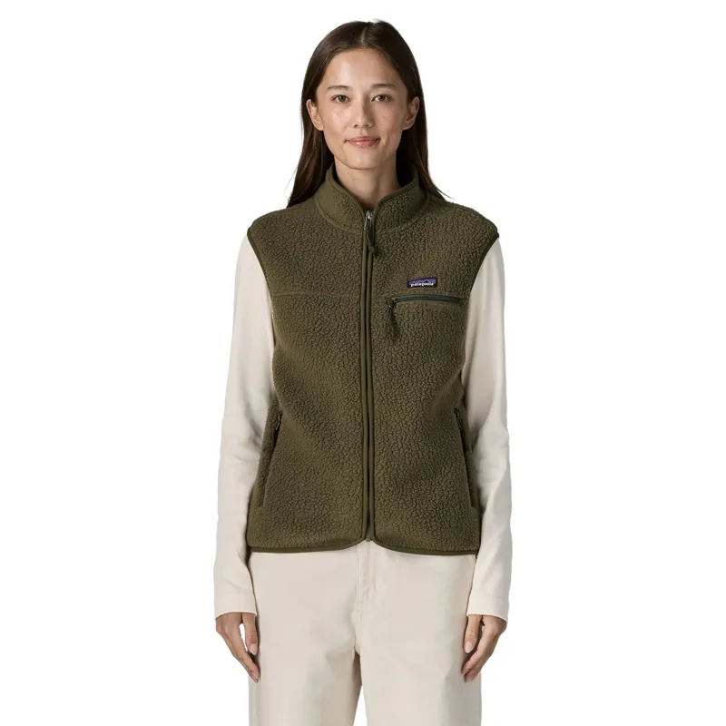 Patagonia Retro Pile Women's Fleece Vest in Basin Green-1
