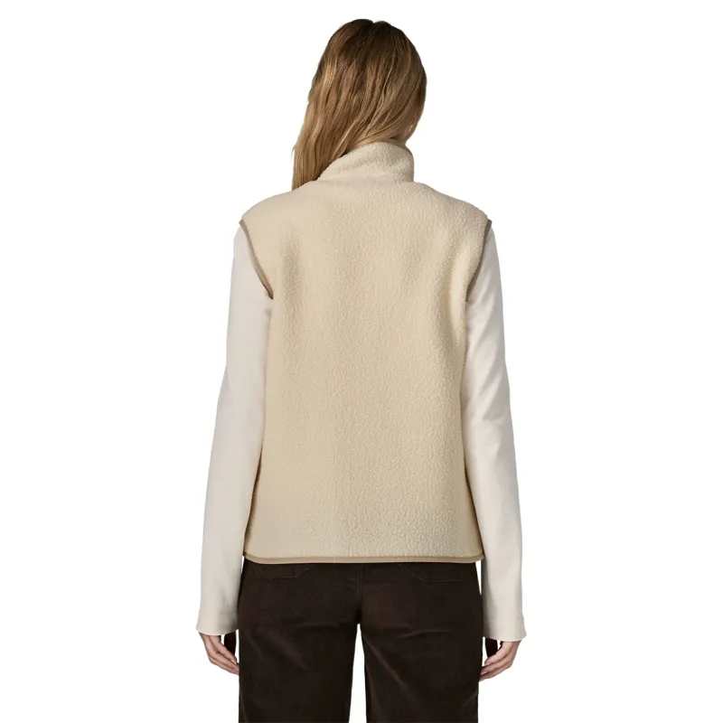 Patagonia Retro Pile Women's Fleece Vest in Natural-3