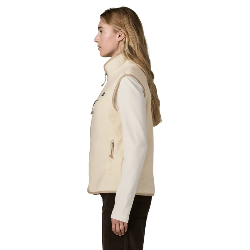 Patagonia Retro Pile Women's Fleece Vest in Natural-2