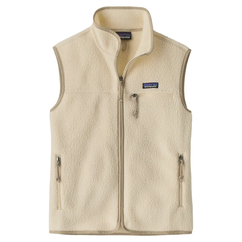 Patagonia Retro Pile Women's Fleece Vest in Natural