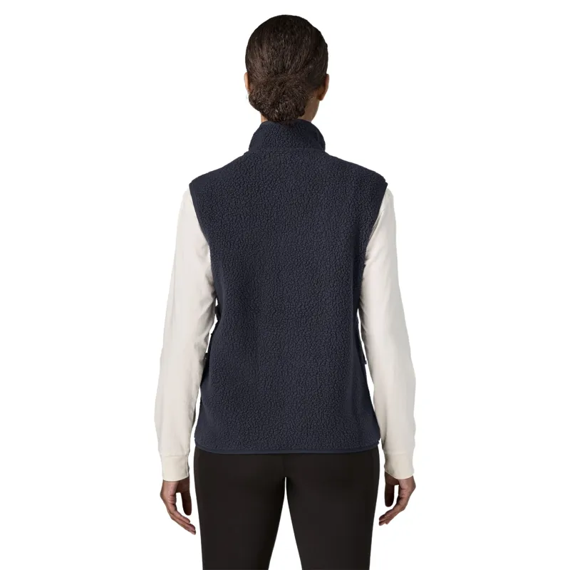 Patagonia Retro Pile Women's Fleece Vest in Sunken Blue-3