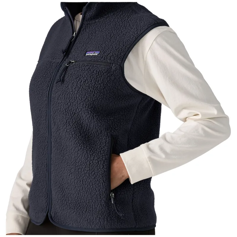 Patagonia Retro Pile Women's Fleece Vest in Sunken Blue-2