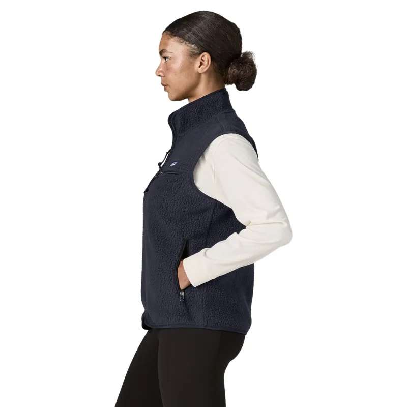 Patagonia Retro Pile Women's Fleece Vest in Sunken Blue-4
