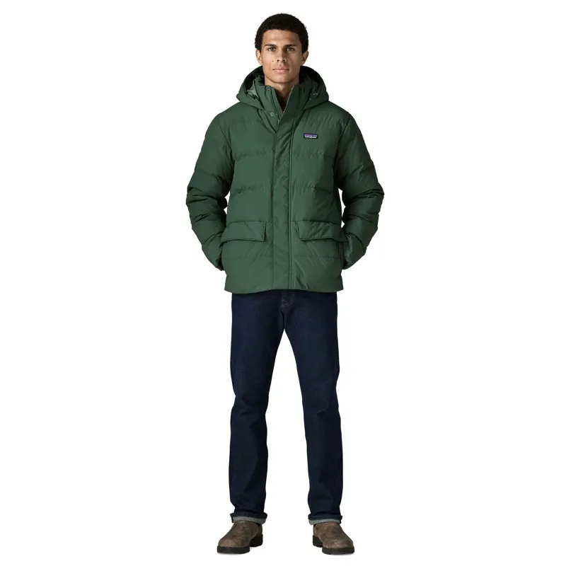 Patagonia Sisar Down Hoody Men's Jacket in Canopy Green-3