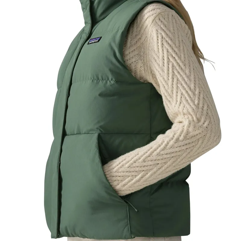 Patagonia Sisar Women's Down Vest in Black-2