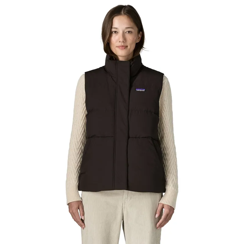Patagonia Sisar Women's Down Vest in Black-1