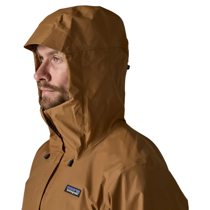 Patagonia Torrentshell 3L Men's Rain Jacket in Deer Brown-2
