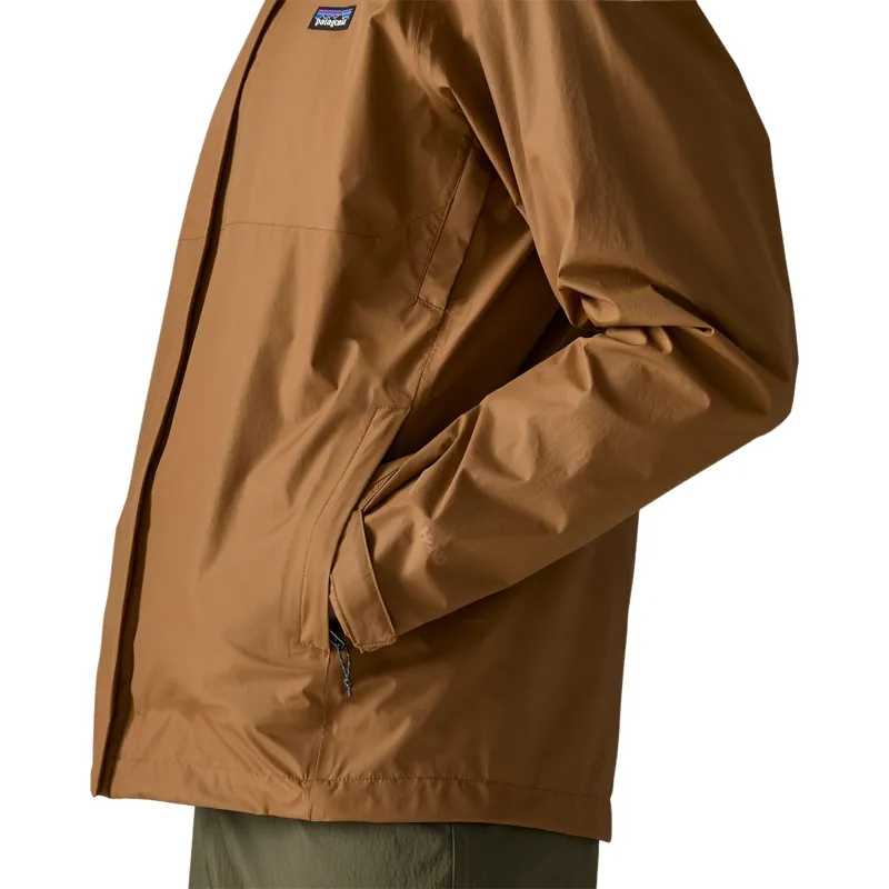 Patagonia Torrentshell 3L Men's Rain Jacket in Deer Brown-3