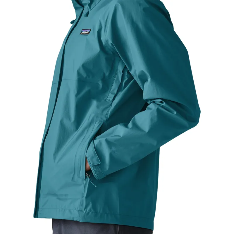 Patagonia Torrentshell 3L Men's Rain Jacket in Glacial Blue-4