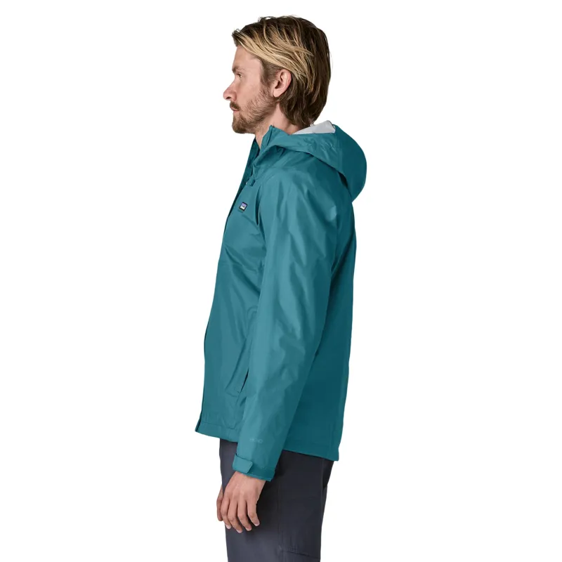 Patagonia Torrentshell 3L Men's Rain Jacket in Glacial Blue-3