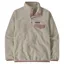 Patagonia Womens Lightweight Synchilla Snap-T Fleece Pullover in Oatmeal Heather-Moonrise Taupe