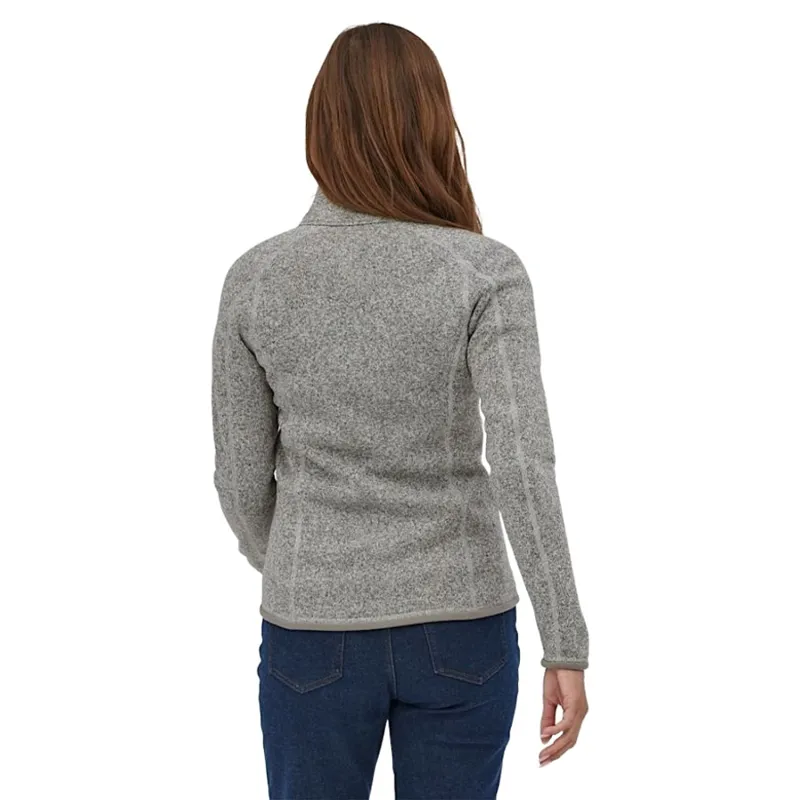 Patagonia Women's Better Sweater Fleece Jacket in Birch White-5