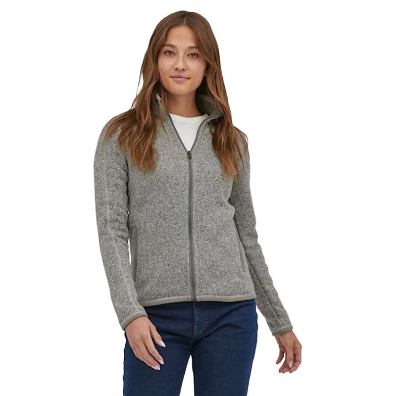 Patagonia Women's Better Sweater Fleece Jacket in Birch White-1