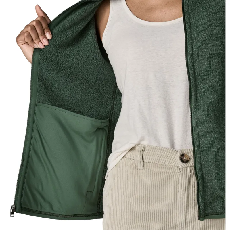 Patagonia Women's Better Sweater Fleece Jacket in Canopy Green-4