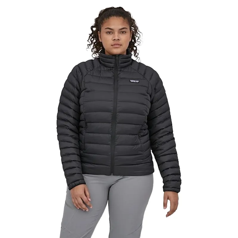 Patagonia Women's Down Sweater Jacket in Black-5