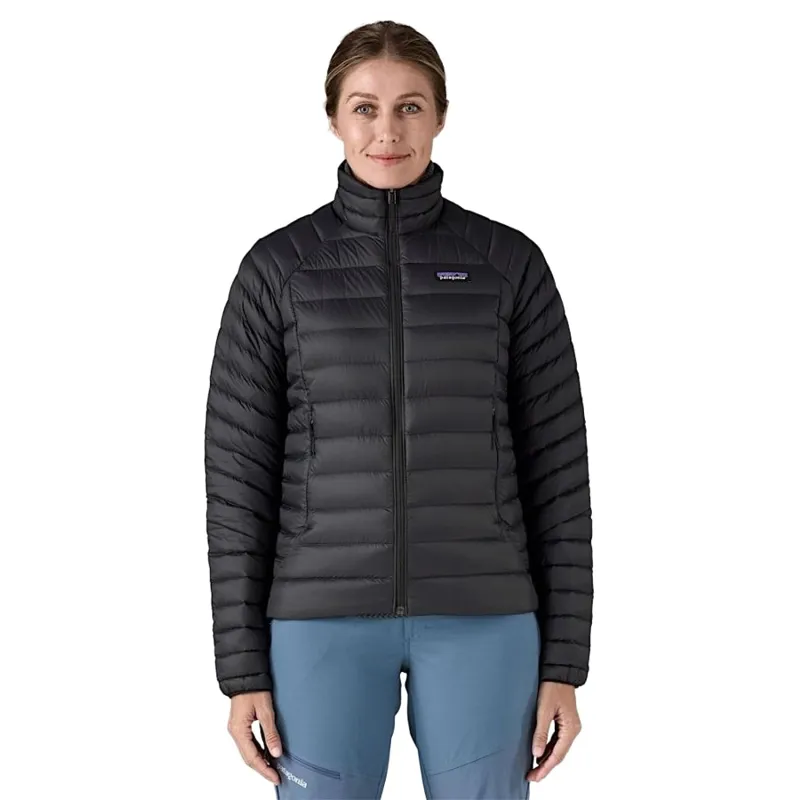 Patagonia Women's Down Sweater Jacket in Black-1