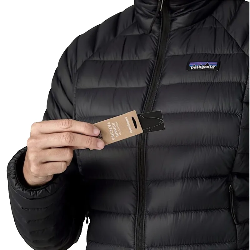 Patagonia Women's Down Sweater Jacket in Black-10