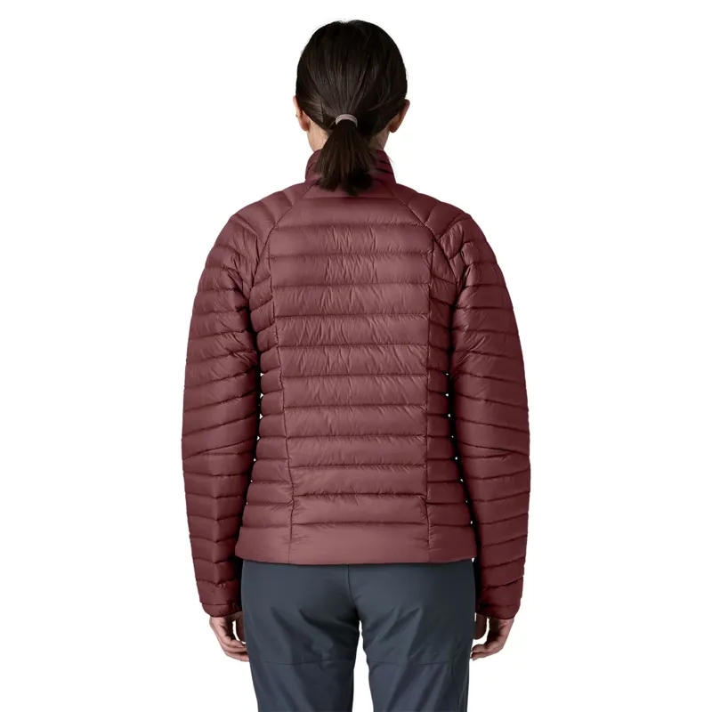 Patagonia Women's Down Sweater Jacket in Dark Ruby-3