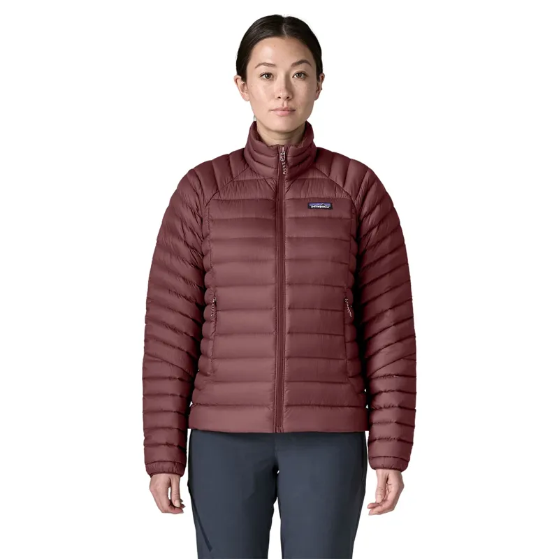 Patagonia Women's Down Sweater Jacket in Dark Ruby-1