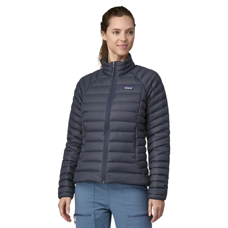 Patagonia Women's Down Sweater Jacket in Smolder Blue-1