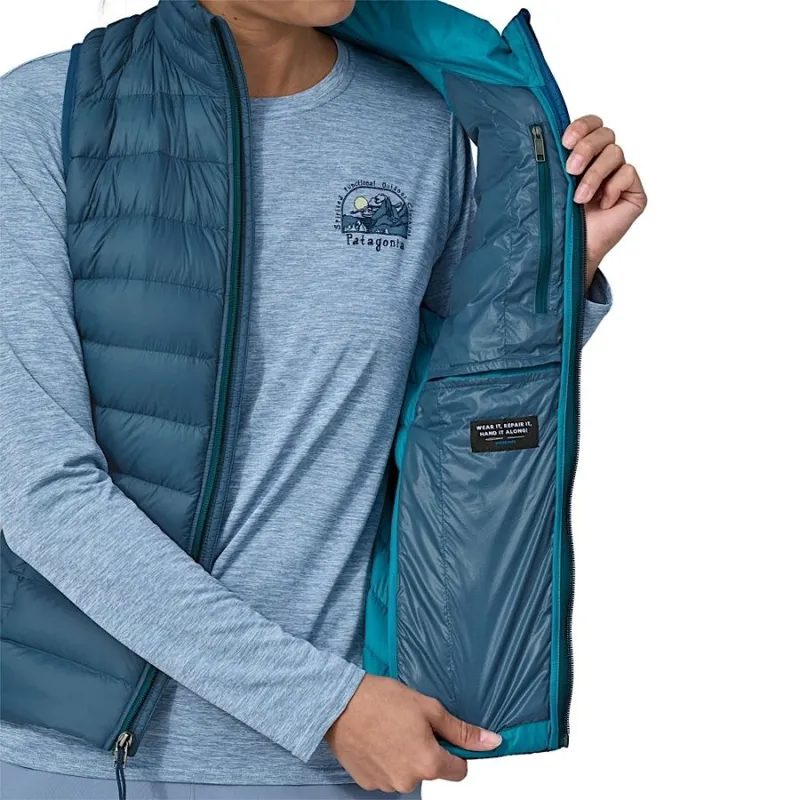Patagonia Women's Down Sweater Vest in Canopy Green-10
