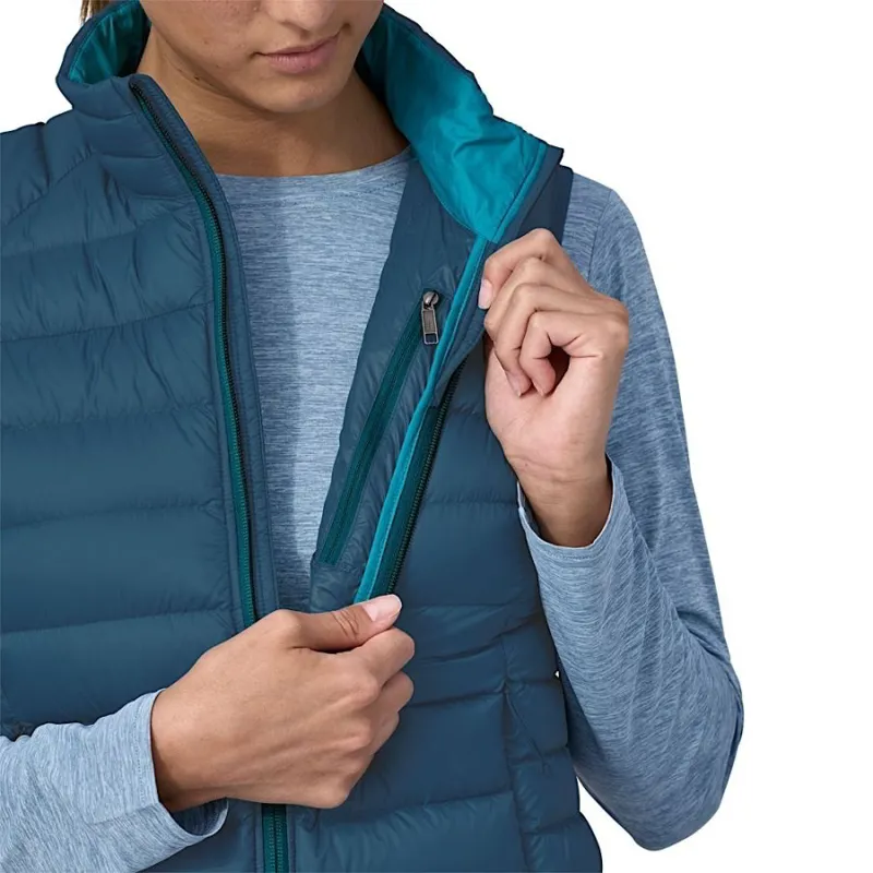 Patagonia Women's Down Sweater Vest in Canopy Green-9