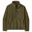 Patagonia Women's Retro Pile Marsupial Fleece Pullover in Basin Green