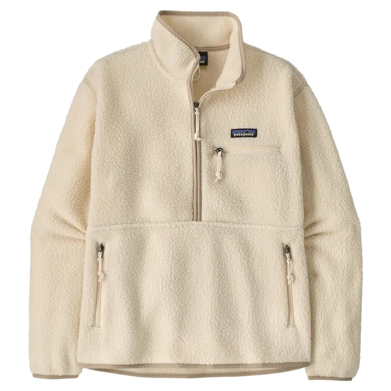 Patagonia Women's Retro Pile Marsupial Fleece Pullover in Natural