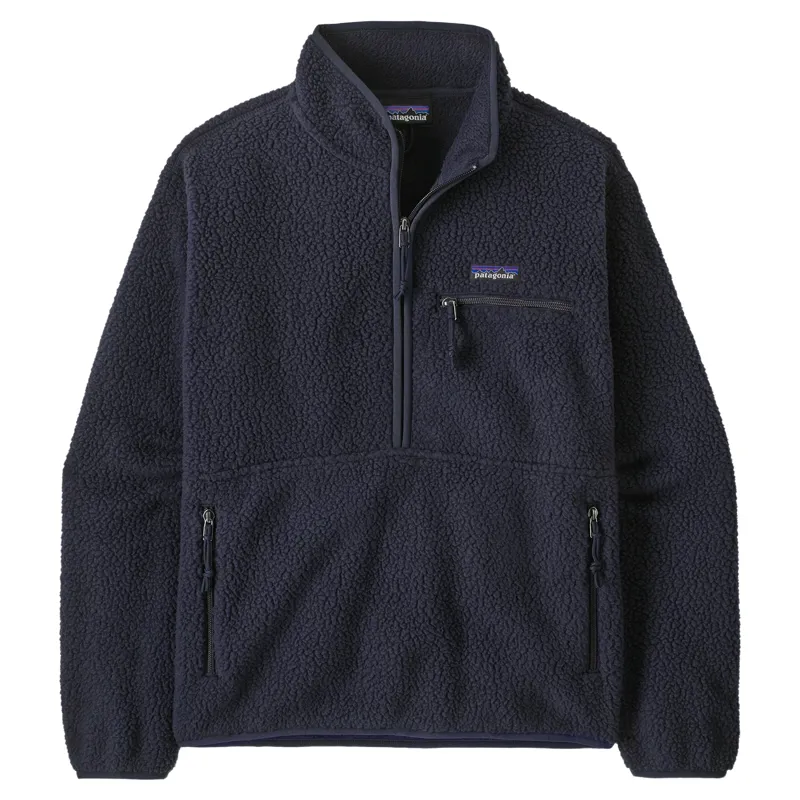 Patagonia Women's Retro Pile Marsupial Fleece Pullover in Sunken Blue