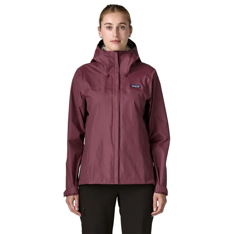 Patagonia Women's Torrentshell 3L Waterproof Jacket in Berry Fig-1