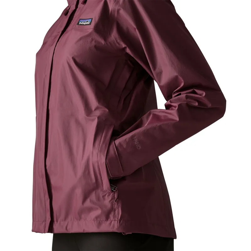 Patagonia Women's Torrentshell 3L Waterproof Jacket in Berry Fig-4