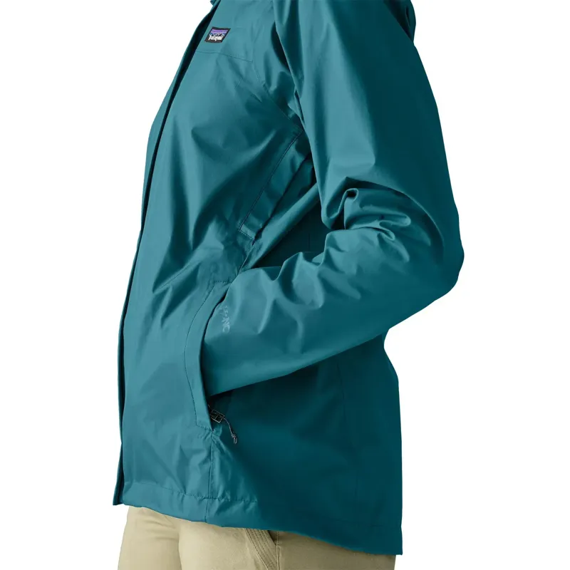 Patagonia Women's Torrentshell 3L Waterproof Jacket in Glacial Blue-4
