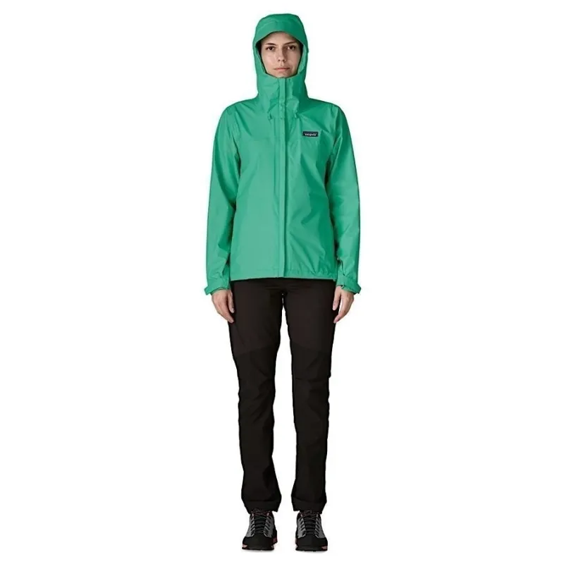 Patagonia Women's Torrentshell 3L Waterproof Jacket in Aqua Stone-4