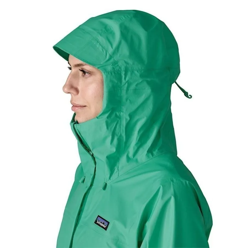 Patagonia Women's Torrentshell 3L Waterproof Jacket in Aqua Stone-5