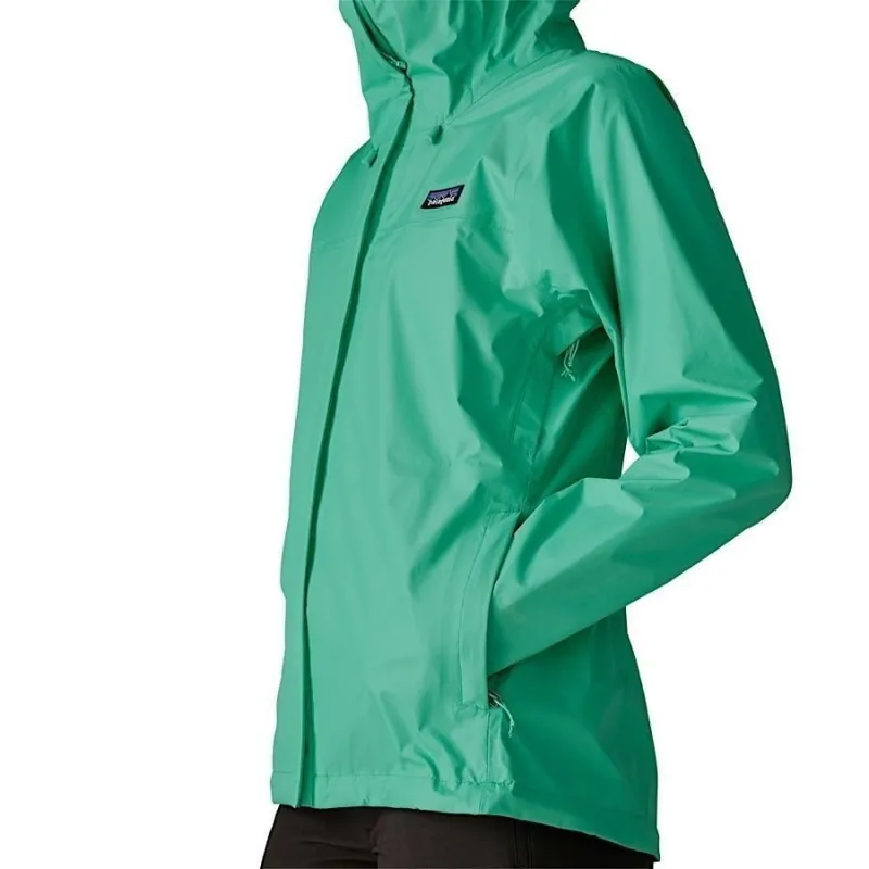 Patagonia Women's Torrentshell 3L Waterproof Jacket in Aqua Stone-6