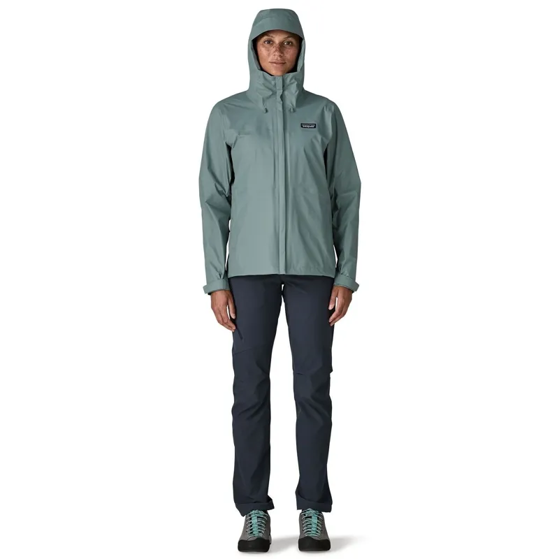 Patagonia Women's Torrentshell 3L Waterproof Jacket in Blue Sage-4