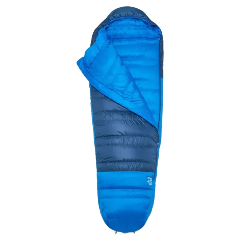 Rab Ascent -6c Down Sleeping Bag in Tempest Blue/Maya Blue-1