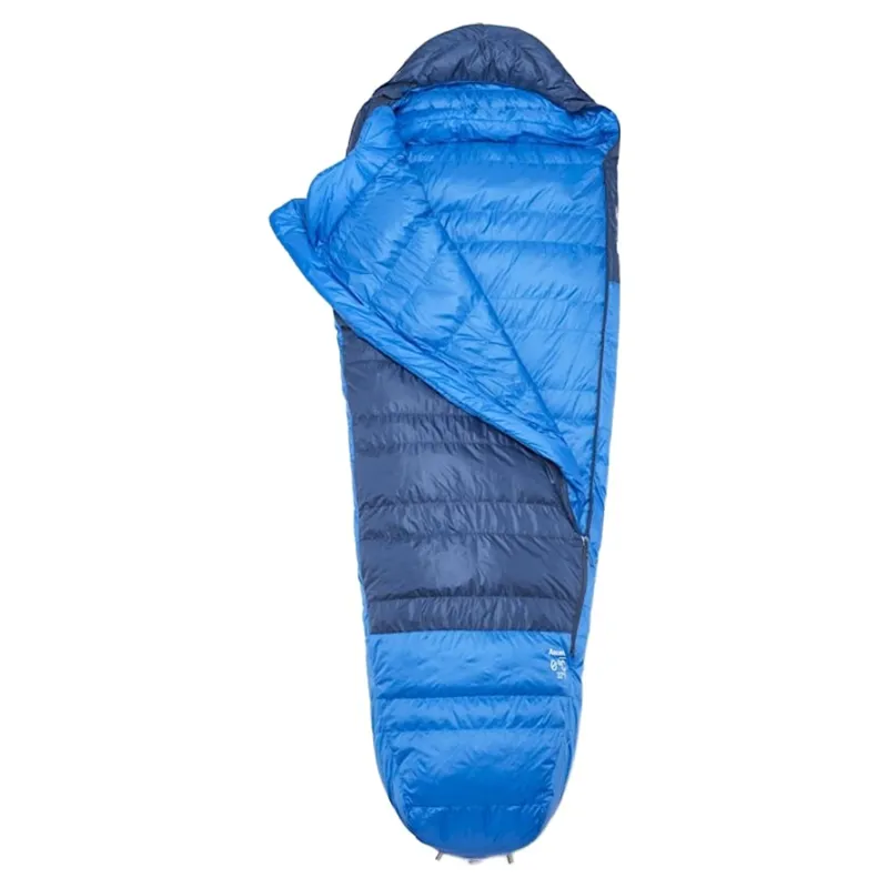 Rab Ascent Down Sleeping Bag 0C Regular in Tempest Blue/Maya Blue-1