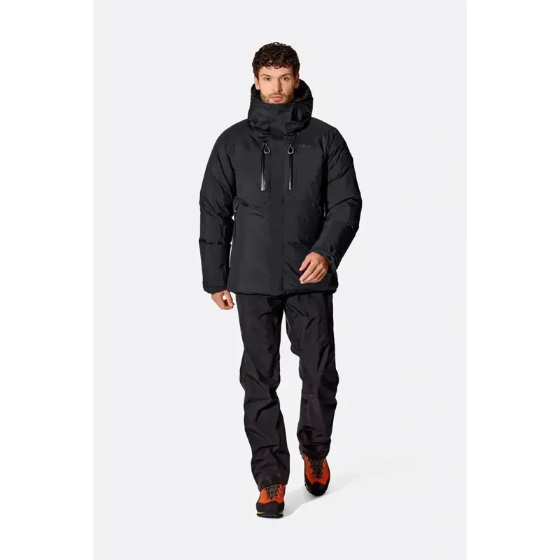 Rab Batura Waterproof Men's Down Jacket in Black-1
