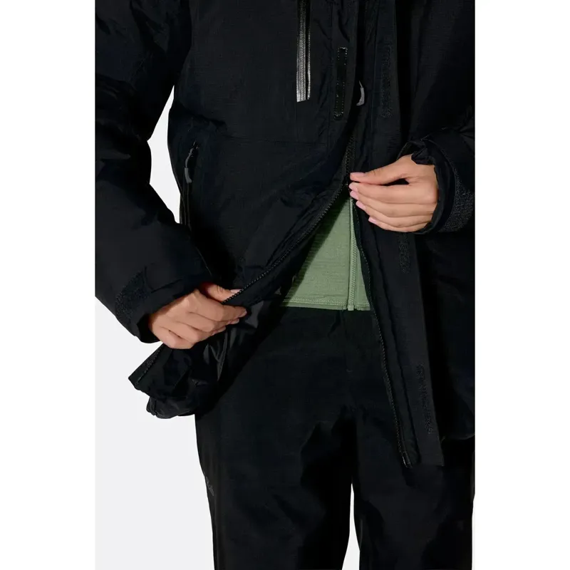Rab Batura Waterproof Men's Down Jacket in Black-11