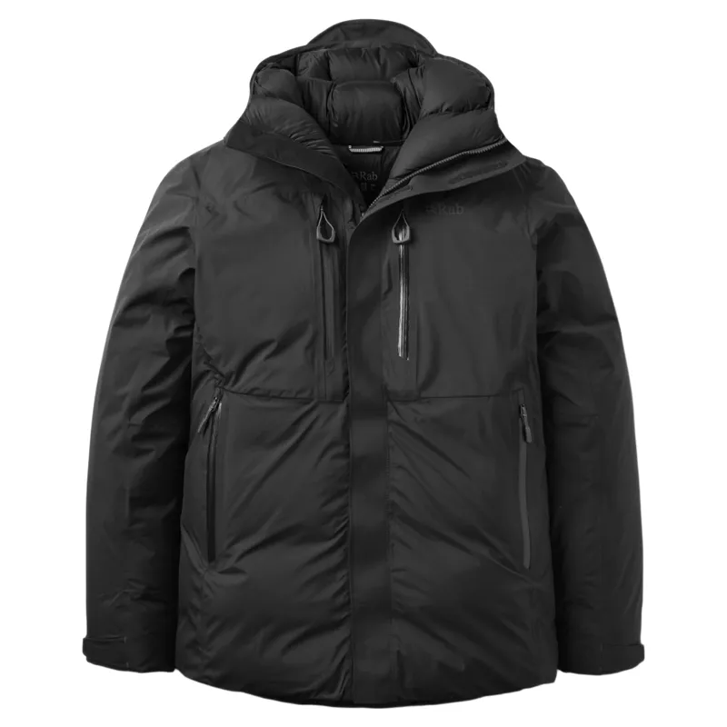 Rab Batura Waterproof Men's Down Jacket in Black